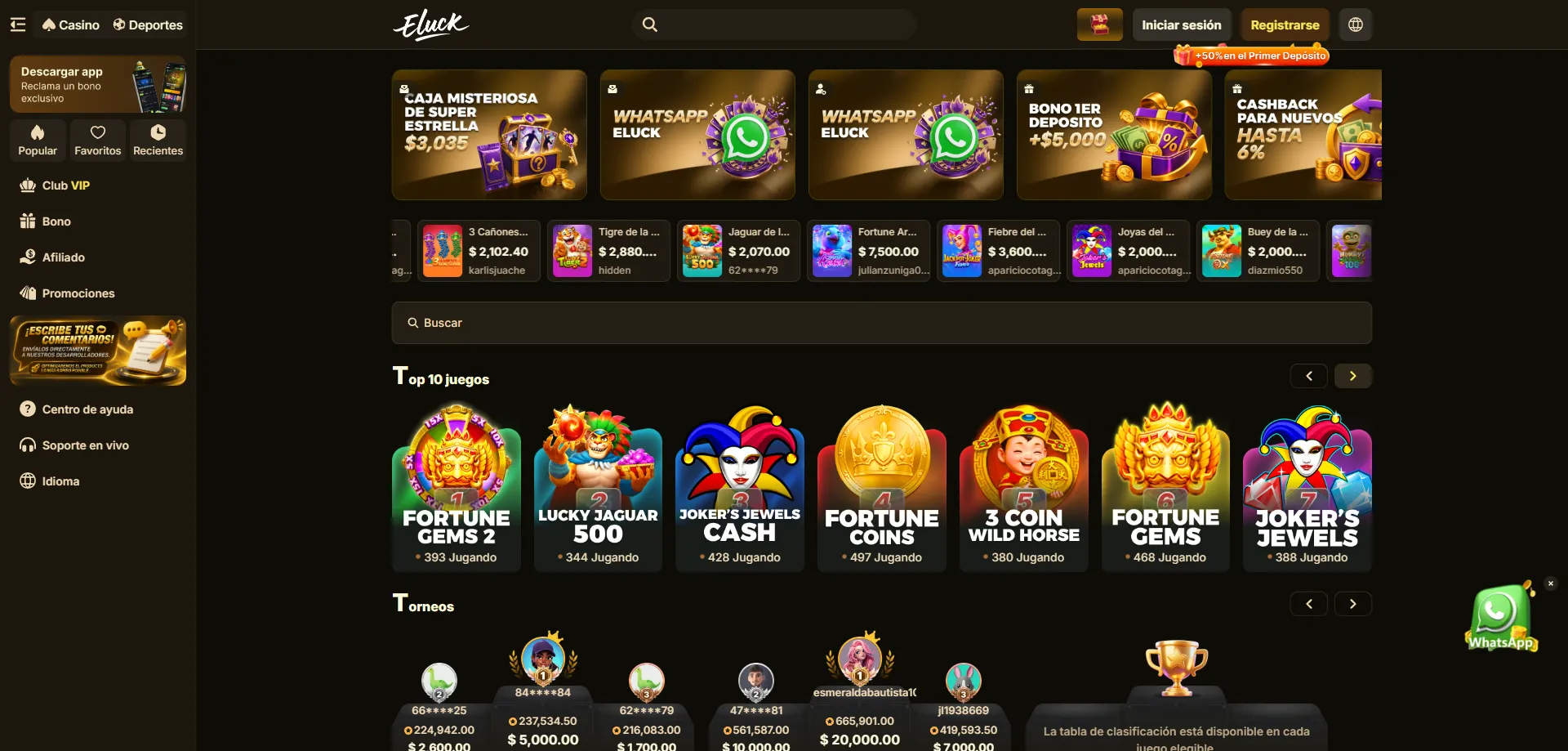 Plataformas compatibles con Eluck Casino en móvil y escritorio